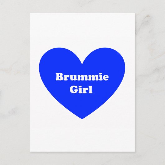 Carte Postale Fille Brummie (Devant)