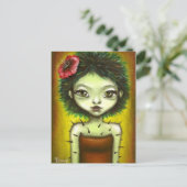 Carte Postale Fille Cactus (Debout devant)