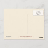 Carte postale Fille Carving Apple Halloween (Dos)