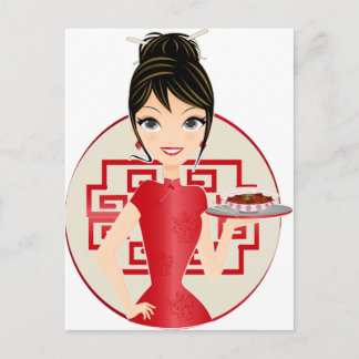 Carte Postale Fille chinoise