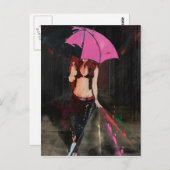 Carte Postale Fille classique (Devant / Derrière)