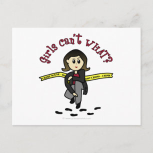 Carte Postale Fille CSI Light