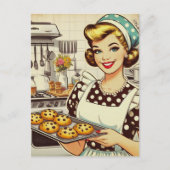 Carte Postale Fille Cupcake (Devant)