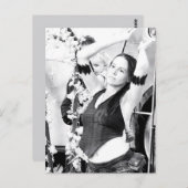 Carte postale Fille Dancer Chill Floor (Devant / Derrière)