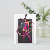 Carte Postale Fille d'anime de science-fiction Nikki (Debout devant)