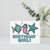 Carte Postale Fille d'anniversaire ! (Debout devant)