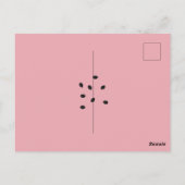 Carte Postale Fille d'anniversaire pastèque / Fête d'une pastèqu (Dos)