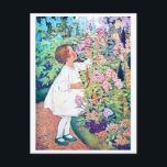 Carte Postale Fille dans le jardin des fleurs, Jessie Willcox Sm<br><div class="desc">Jessie Willcox Smith (6 septembre 1863 - 3 mai 1935) était un illustrateur américain pendant l'âge d'or de l'illustration américaine. Elle était considérée comme "l'une des plus grandes illustratrices pures". Elle a été contributrice de livres et de magazines à la fin du 19ème siècle et au début du 20ème siècle....</div>