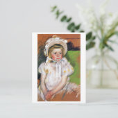 Carte Postale Fille dans une Bonnet Blanche, Mary Cassatt (Debout devant)