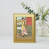 Carte Postale Fille dans une discothèque (Debout devant)