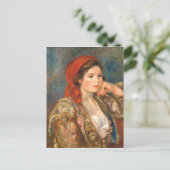 Carte Postale Fille dans une veste espagnole, Renoir (Debout devant)