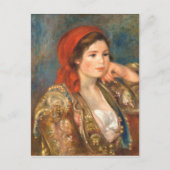 Carte Postale Fille dans une veste espagnole, Renoir (Devant)