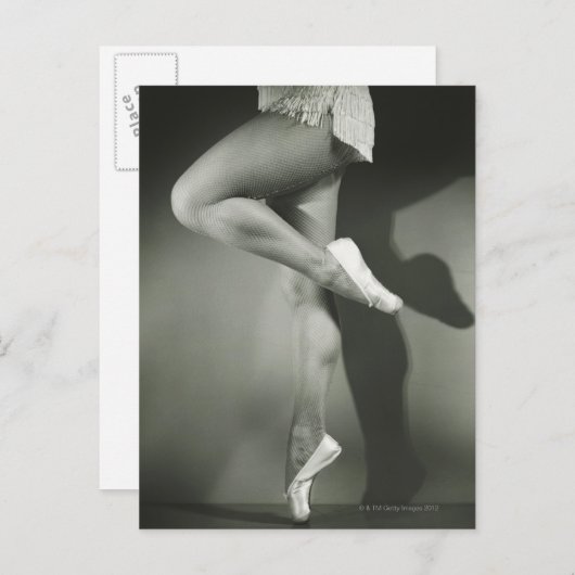 Carte Postale Fille dansante (Devant / Derrière)