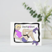 Carte Postale Fille de Derby (Debout devant)