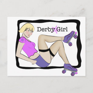 Carte Postale Fille de Derby