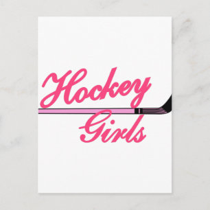 Carte Postale Fille de hockey