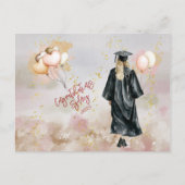 Carte Postale Fille de la fête de graduation Félicitations (Devant)