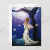 Carte Postale Fille de la Lune (Devant / Derrière)