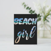 Carte Postale Fille de la plage (Debout devant)