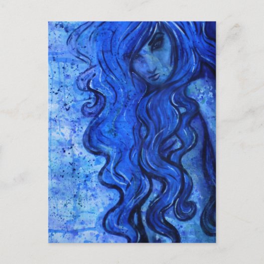 Carte Postale Fille de l'eau (Devant)