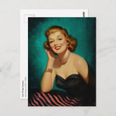 Carte Postale Fille De Mes Rêves (Devant / Derrière)