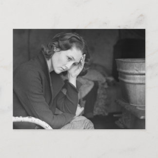 Carte Postale Fille de mineur de charbon – 1936.