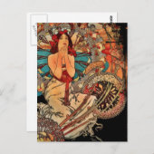 Carte Postale Fille de Monte Carlo (Devant / Derrière)