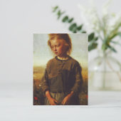 Carte Postale Fille de pêcheur, 1874 (Debout devant)