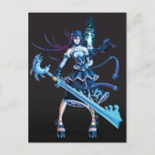 Carte Postale Fille de pirate d'Anime (Devant)