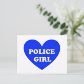 Carte Postale Fille de police (Debout devant)