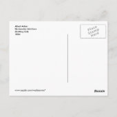 Carte Postale Fille de tricot de Strickendes Mädchen (Dos)