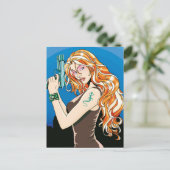 Carte Postale Fille des armes Orange (Debout devant)