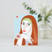 Carte Postale Fille d'été (Debout devant)