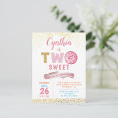 Carte Postale Fille Deux Douceurs Donuts Anniversaire 2 Ans Pail (Debout devant)