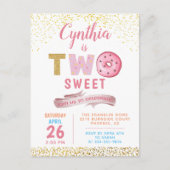 Carte Postale Fille Deux Douceurs Donuts Anniversaire 2 Ans Pail (Devant)