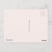 Carte Postale Fille d'honneur ivy - Illustration au crayon "Thin (Dos)