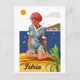 Carte Postale Fille d'Istrie