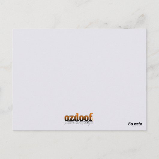 Carte postale fille Dreadlock (Dos)