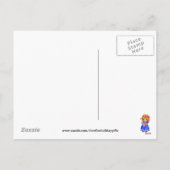 Carte postale fille du 4 juillet (Dos)