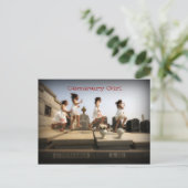 Carte Postale Fille du cimetière (Debout devant)