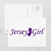 Carte Postale Fille du Jersey (Devant / Derrière)