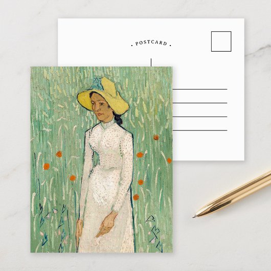 Carte Postale Fille en blanc | Vincent van Gogh