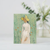 Carte Postale Fille en blanc | Vincent van Gogh (Debout devant)