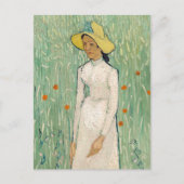 Carte Postale Fille en blanc | Vincent van Gogh (Devant)