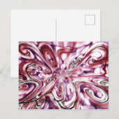 Carte Postale Fille en colère (Devant / Derrière)