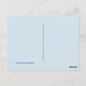 Carte postale Fille et Cheval Noël (Dos)