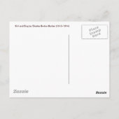 Carte postale : Fille et Chiens (Dos)