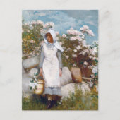 Carte Postale Fille et Laurel Winslow Homer (Devant)