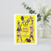 CARTE POSTALE FILLE FEVER (Debout devant)