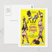 CARTE POSTALE FILLE FEVER (Devant / Derrière)